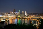 Pittsburgh City Lights Skyline