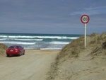 90 Mile Beach with car 90 Mile Beach with car