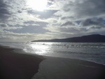 Sonnenuntergang vor Kapiti Island